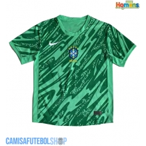 Camisa de time de futebol Brasil Goleiro Replicas 1º Equipamento Copa America 2024 Manga Curta